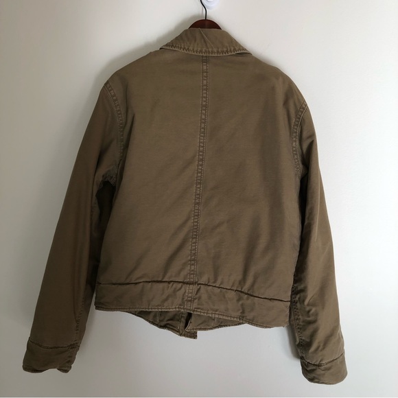 Hollister Heavy Rugged Jacket Trucker Utility Military Iconic Field Men's S - Picture 2 of 10